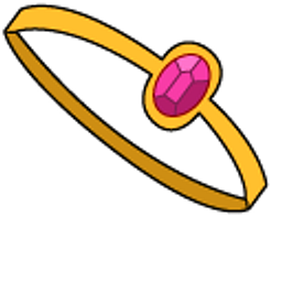 Adventure Time Elbow Princess and Golden Band Gold Arrow Cursor