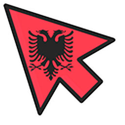 Albania Flag Arrow Cursor