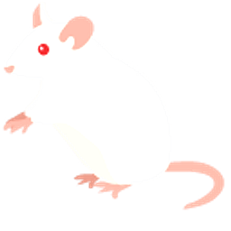 Albino Mouse White Arrow Cursor