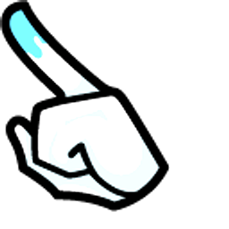 Among Us Blue Character Milk Carton Arrow Cursor