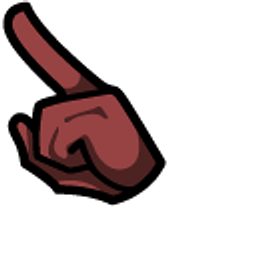 Among Us Brown Character in Marshmallow Hat Arrow Cursor