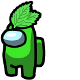 Among Us Green Character Mint Hand Cursor
