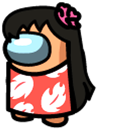 Among Us Lilo and Stitch Lilo Orange Character Red Hand Cursor