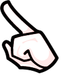 Among Us Pig Pink Character Arrow Cursor