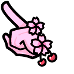 Among Us Pink Cherry Blossom Character Pink Arrow Cursor