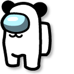 Among Us Sanrio Pankunchi Character Black White Hand Cursor