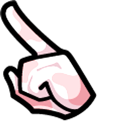 Among Us Strawberry Cow Pink Character Arrow Cursor