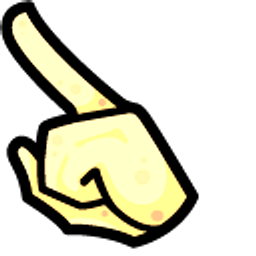 Among Us Vegetarian Burrito Orange Character Yellow Arrow Cursor