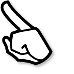Among Us White Homestar Runner Character White Hand Arrow Cursor