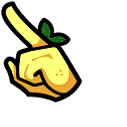 Among Us Yellow Character Lemon Arrow Cursor