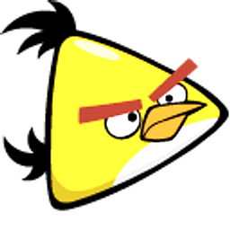 Angry Birds Chuck and Bomb Yellow Arrow Cursor