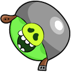 Angry Birds Corporal Pig Green Grey Gray Arrow Cursor