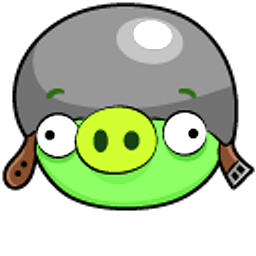Angry Birds Corporal Pig Green Grey Gray Hand Cursor