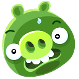 Angry Birds Red and Minion Pig Green Hand Cursor