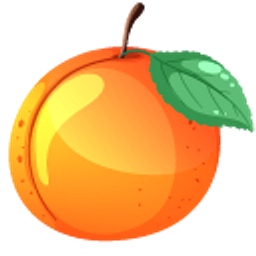Apricot Fruit Orange Hand Cursor