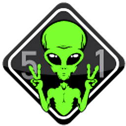 Area 51 Alien Naruto Run Hand Cursor