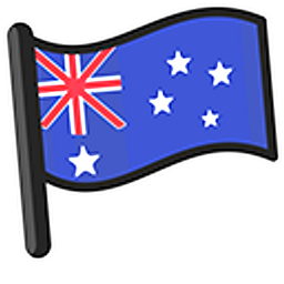 Australia Flag Hand Cursor