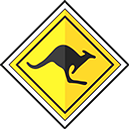 Australia Kangaroo Sign Hand Cursor