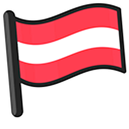 Austria Flag Hand Cursor