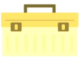 Auto Mechanic Yellow Toolbox Arrow Cursor