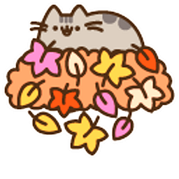 Autumn Pusheen Hand Cursor