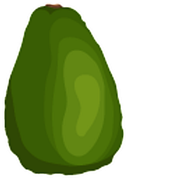 Avocado Hand Cursor