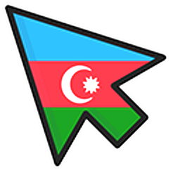 Azerbaijan Flag Arrow Cursor