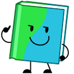 Battle for Dream Island Book Green Blue Hand Cursor
