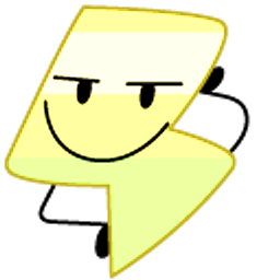 Battle for Dream Island Lightning Yellow Green Hand Cursor
