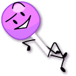 Battle for Dream Island Lollipop Purple Arrow Cursor