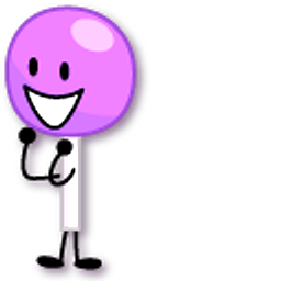 Battle for Dream Island Lollipop Purple Hand Cursor