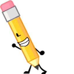 Battle for Dream Island Pencil Orange Arrow Cursor