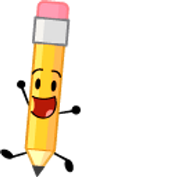 Battle for Dream Island Pencil Orange Hand Cursor