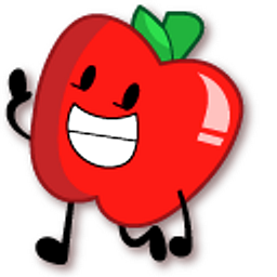 Battle for Dream Island Red Apple Red Hand Cursor