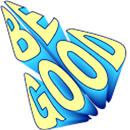 Be Good Do Good Text Blue Yellow Arrow Cursor