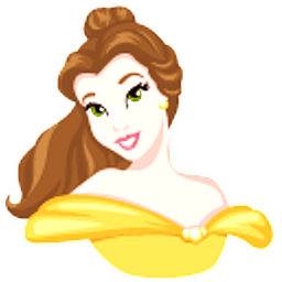 Beauty and the Beast Belle and Rose Hand Cursor