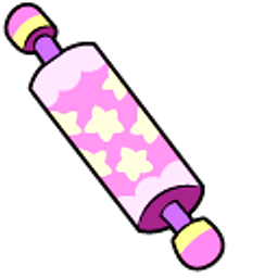 Bee and PuppyCat Moully and Rolling Pin Pink Arrow Cursor
