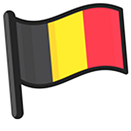 Belgium Flag Hand Cursor
