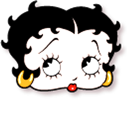 Betty Boop Black Hand Cursor
