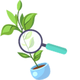 Biologist: Plant and Microscope Green Arrow Cursor