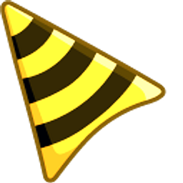 Black and Yellow Bee Arrow Cursor