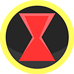 Black Widow Logo Hand Cursor