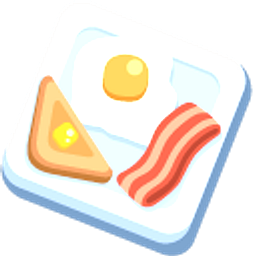 Blooket Breakfast Combo White Hand Cursor