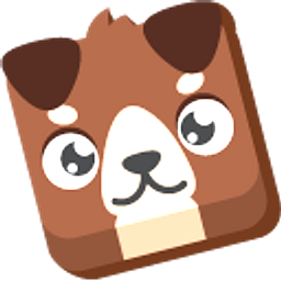 Blooket Dog Brown Hand Cursor