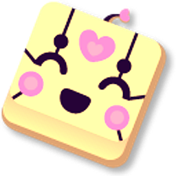 Blooket Lovely Yellow Bot Hand Cursor