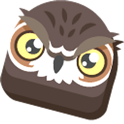 Blooket Owl Brown Hand Cursor