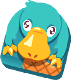 Blooket Teal Platypus Blue Hand Cursor