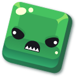 Blooket Teal Slime Monster Green Hand Cursor