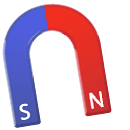 Blue-Red Magnet Hand Cursor