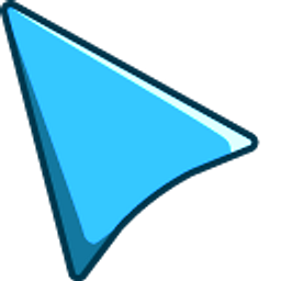 Blue cursor